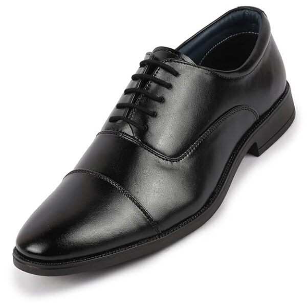 FAUSTO Men's Formal Office Work Lace-Up Derby Shoes
